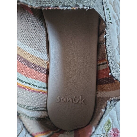 Sanuk DONNA HEMP Sidewalk Surfer Loafers 1157051 SMOKEY OLIVE Sz 10 NWOB - Picture 3 of 7